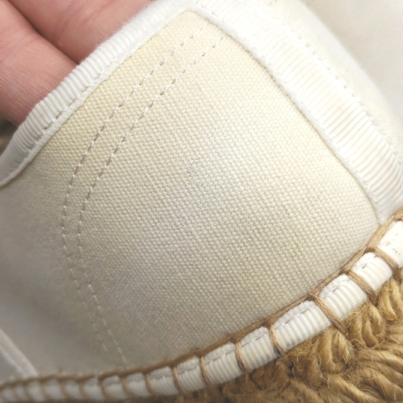 Kensie Homer Sneaker white espadrille 9M - Picture 8 of 11